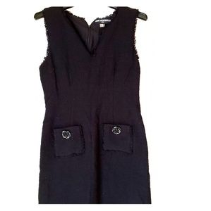 Karl Lagerfeld sleeveless tweed dress